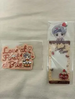 BTS TinyTAN ブックマークコレクション モバイルステッカーコレクション