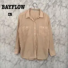 BAYFLOW ベイフロー　長袖シャツ　カジュアル　レディース　サイズ3のサムネイル