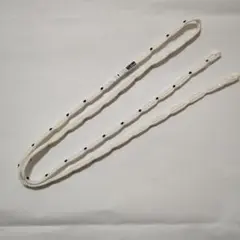 帯締め　帯じめ　白✖黒　ホワイト✖ブラック　衿秀　和想庵　新品未使用