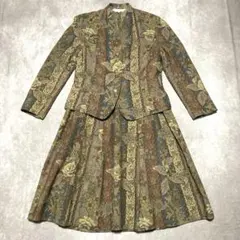 希少　バーバリーズ　BURBERRYS　セットアップ　ジャケット　スカート　花柄