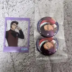 木手永四郎 テニラビ ホログラム缶バッジ カード