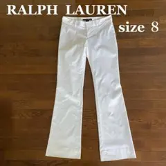 美品　RALPH LAUREN ホワイト パンツ size 8のサムネイル