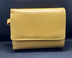 三つ折り財布 イエロー