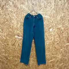 WRANGLER ラングラー デニムパンツ カラー 日本製 グリーン レディース