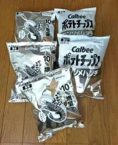 節約パッケージ Calbee ポテトチップス2袋&かっぱえびせん3袋　合計5袋のサムネイル