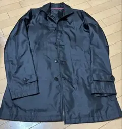ビジネス　ロングジャケット　ブラック