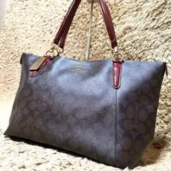 Coach コーチ　トートバッグ　シグネチャー　A4可
