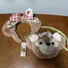ダッフィー　ストロベリーギフト　カチューシャ　シェリーメイ
