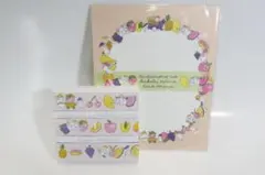 イラストレーター・北澤平祐のレターセット＆メモ帳　セット