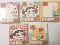 古川紙工　ハラペコ喫茶　ぺこちゃん　メモパッド　5種類　セット