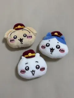 ちいかわ 阪急電車なぬいぐるみおかおバッジ3個セット
