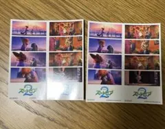 映画 ズートピア2 入場者特典　フィルム風ステッカー　2枚セット