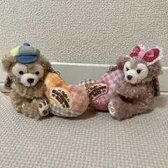 ハートウォーミング・デイズ　ダッフィー＋シェリーメイぬいぐるみストラップセット