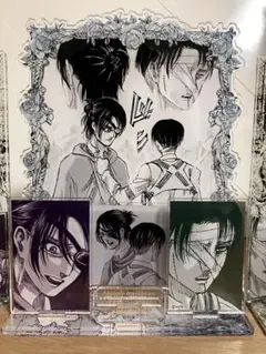 進撃の巨人 ジオラマアクリルスタンド リヴァイ＆ハンジ メモリアルカード