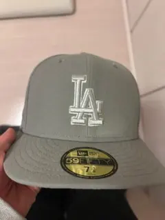 New Era 59FIFTY LAキャップ 7 3/8 グレー