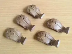 備前焼　箸置き 5個