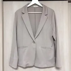 【美品】Honeys ピンクベージュ ジャケット Lサイズ