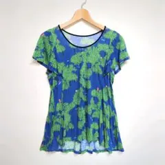 ★日本製 franche lippee 総柄 レーヨンヘンプ カットソーのサムネイル