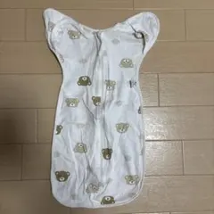 スワドルメリー おくるみ スワルドSクマ柄 ホワイト