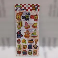 【正規品】スポンジボブ　ステッカー　ぷっくりシール　1／20新発売