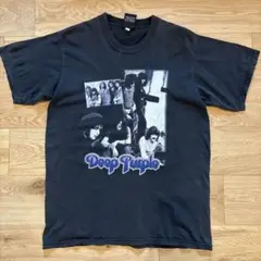 Deep purple ディープパープル　バンドTシャツ　ブラック　フェード