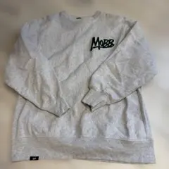 美品MOBB サガラ刺繍　裏起毛トレーナー