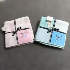 新品◼️LANVIN◼️ランバン◼️リボン◼️タオルハンカチ◼️2枚セットのサムネイル