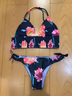 ¥2000-お値引き！花柄アリシアスタン上下ビキニ水着