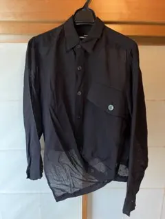 COMME des GARÇONS シアーシャツ ブラック 長袖のサムネイル
