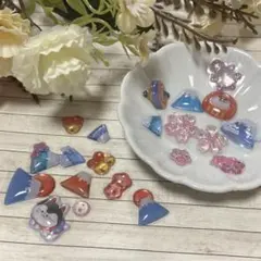 硬い3Dシール フレークシール 20枚 No.46