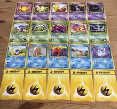 ジ*ム様 ポケカ旧裏20枚