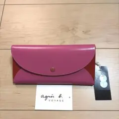 未使用品 agnès b レザーウォレット 長財布 ¥20900のサムネイル