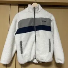 FILA/フィラ/ボア/ブルゾン/ジャンパー/ジャケット/白/M