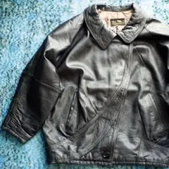 70s 80s ITALY design leather blouson