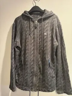 Lacoste グレー ジップアップパーカー サイズ4