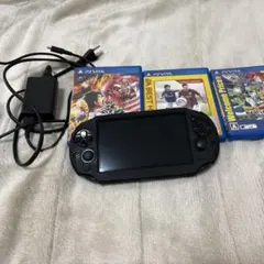 プレステビータ本体　 PCH-2000 ブラック & カセット3点、充電器