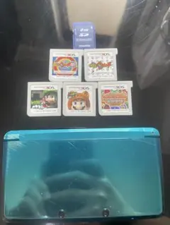 【3DS本体＋ソフト5本セット】本体動作OK・妖怪ウォッチ2真打入り