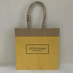 L'OCCITANE ショッピングバッグ 小型 イエロー
