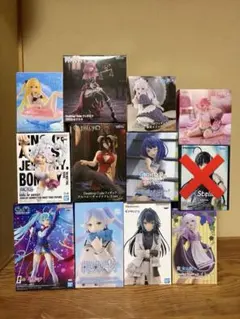 11個　プライズフィギュア　まとめ売り　美少女