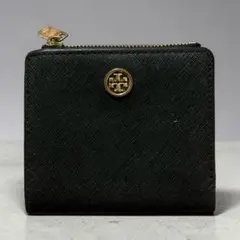 TORY BURCH トリーバーチ サフィアーノレザー 二つ折り財布 補修あり