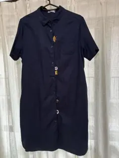 2.042 graniph グラニフ ウルトラマン 刺繍 シャツ ワンピース - メルカリ