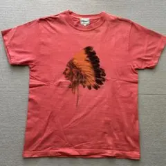 【ヴィンテージ】Acoustic インディアンヘッドプリント Tシャツ Mサイズ