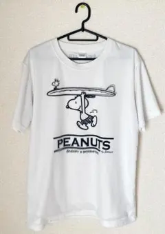 【激レア/3D】スヌーピー Tシャツ Oサイズ(XL) 浮き出るメッシュ素材