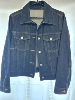 GU ダークデニム ショートジャケット