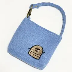 刺繍　ハニワ　埴輪　ミニミニバッグ　ポーチ　ハンドメイド