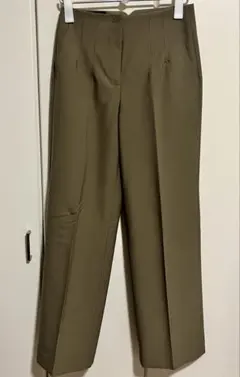 ZARA カーキ ベージュ　スラックス EUR 36