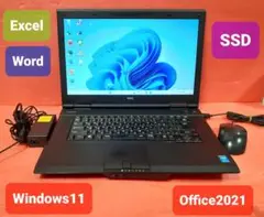 NEC ノートPC Windows11 Office2021 SSD128GB