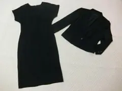 ユキトリイ　花柄　レース　フォーマル　ワンピース　セットアップスーツ　ブラック