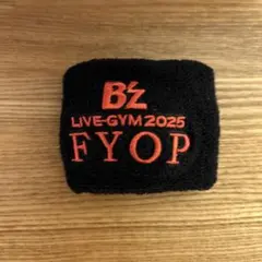 B'z LIVE-GYM 2025 FYOP 会場限定ガチャ リストバンド黒