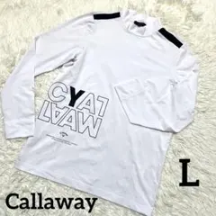 Callaway ゴルフ　レディース　モックネックシャツ　L ホワイト